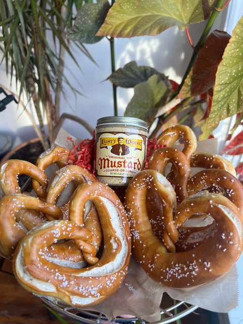 Valentine's Day Gift Box: Blunt Pretzels & Lusty Monk Mustard!