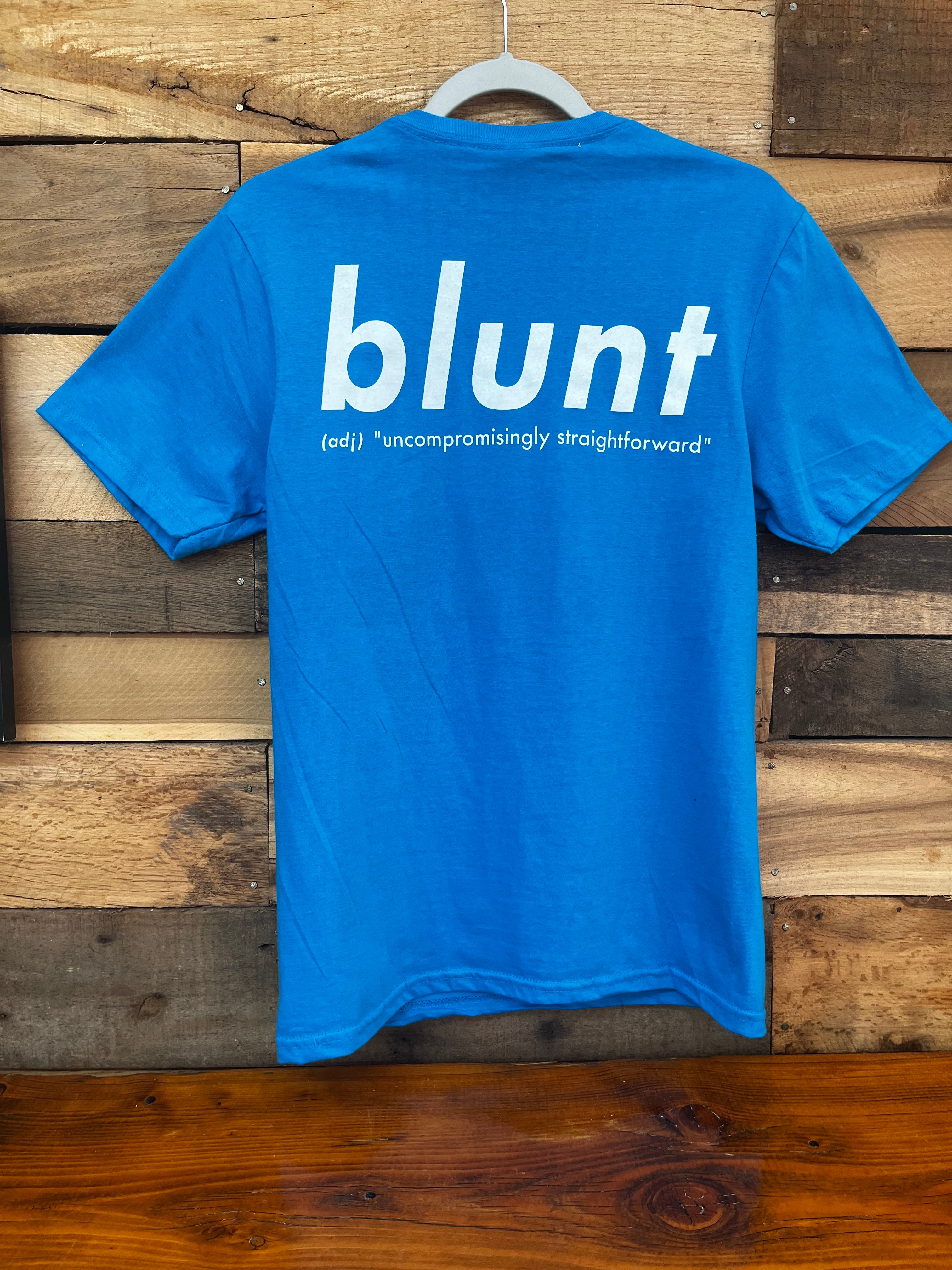 Blunt Pretzels T shirt Blue