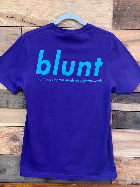 Blunt Pretzels T-shirt Purple